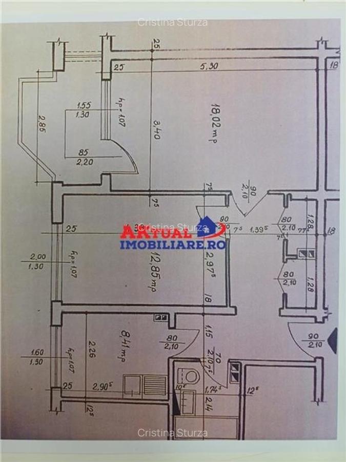 Vanzare Ap.2cam-55mp,et.8/8,Calea Dorobanti colt cu Str.Madrid - 1
