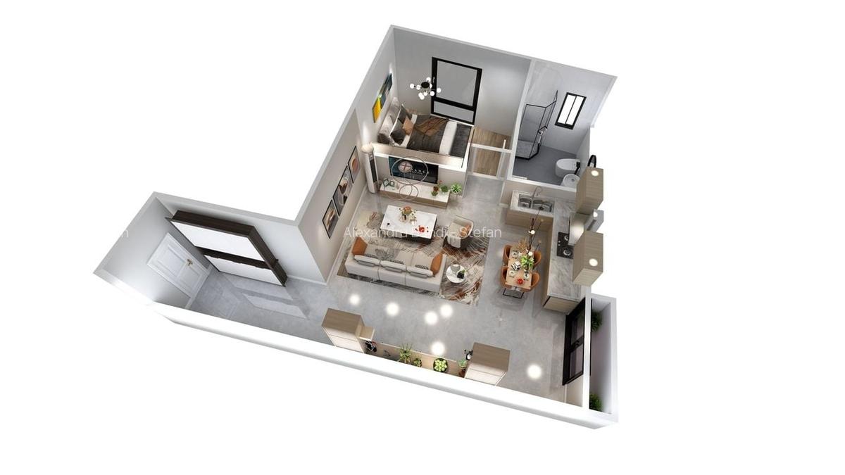 Apartament+loc de parcare subteran inclus in pret! comision0% - 1