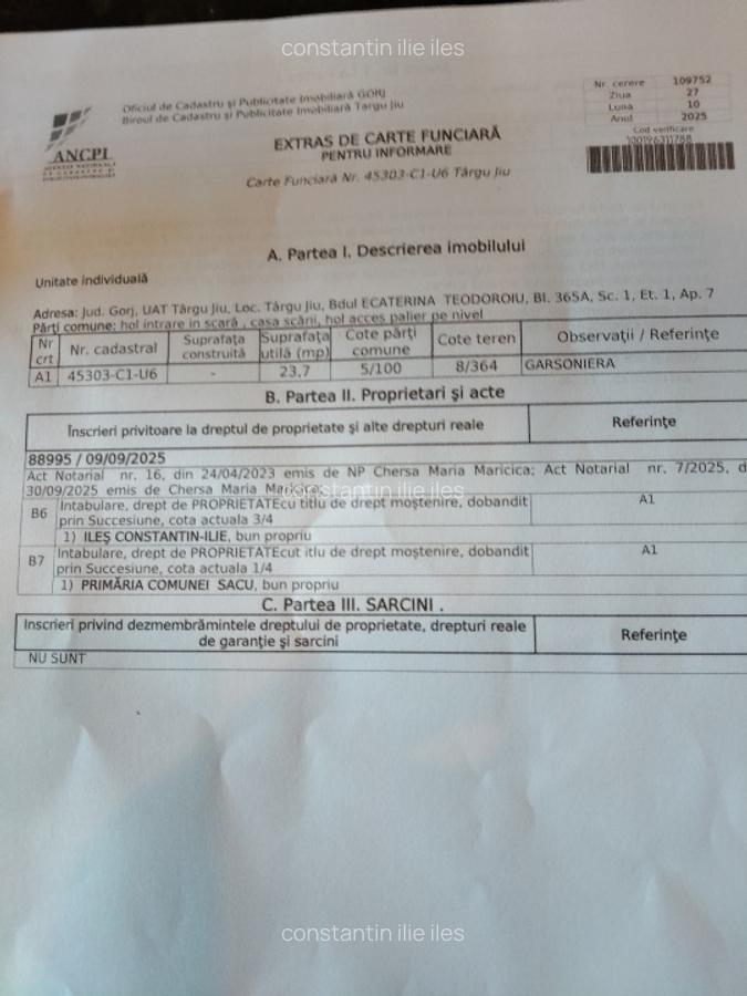 Garsonieră etaj unu - 7 Garsonieră etaj unu - 7