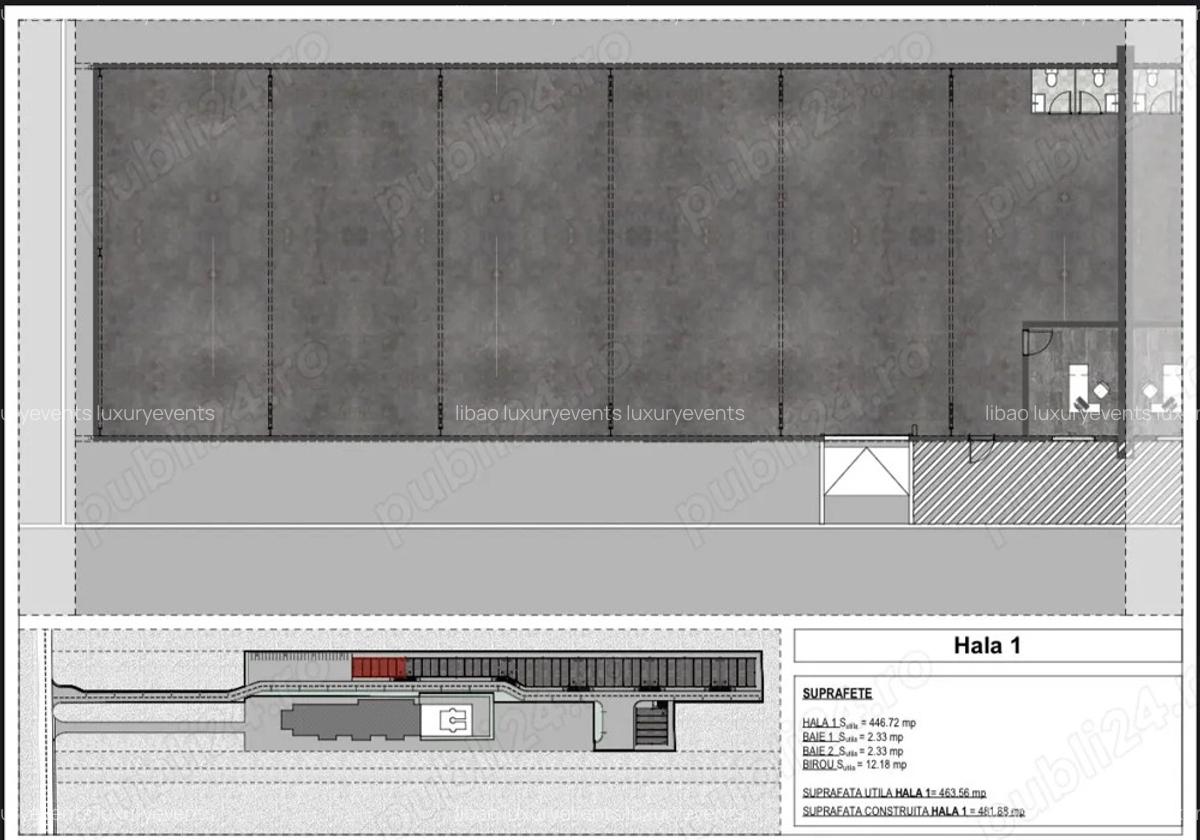 Hale de vanzare TUNARI - 1.250 euro mp - 4