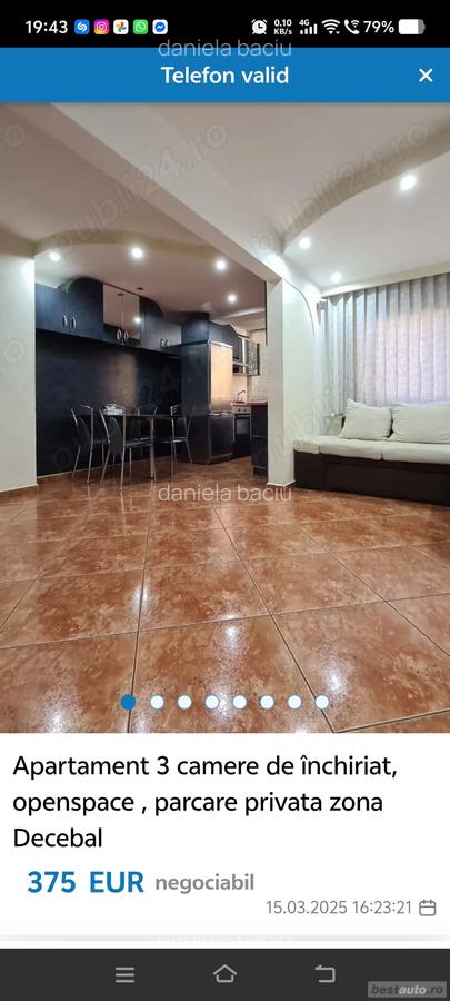 Apartament 3 camere openspace parcare - 6