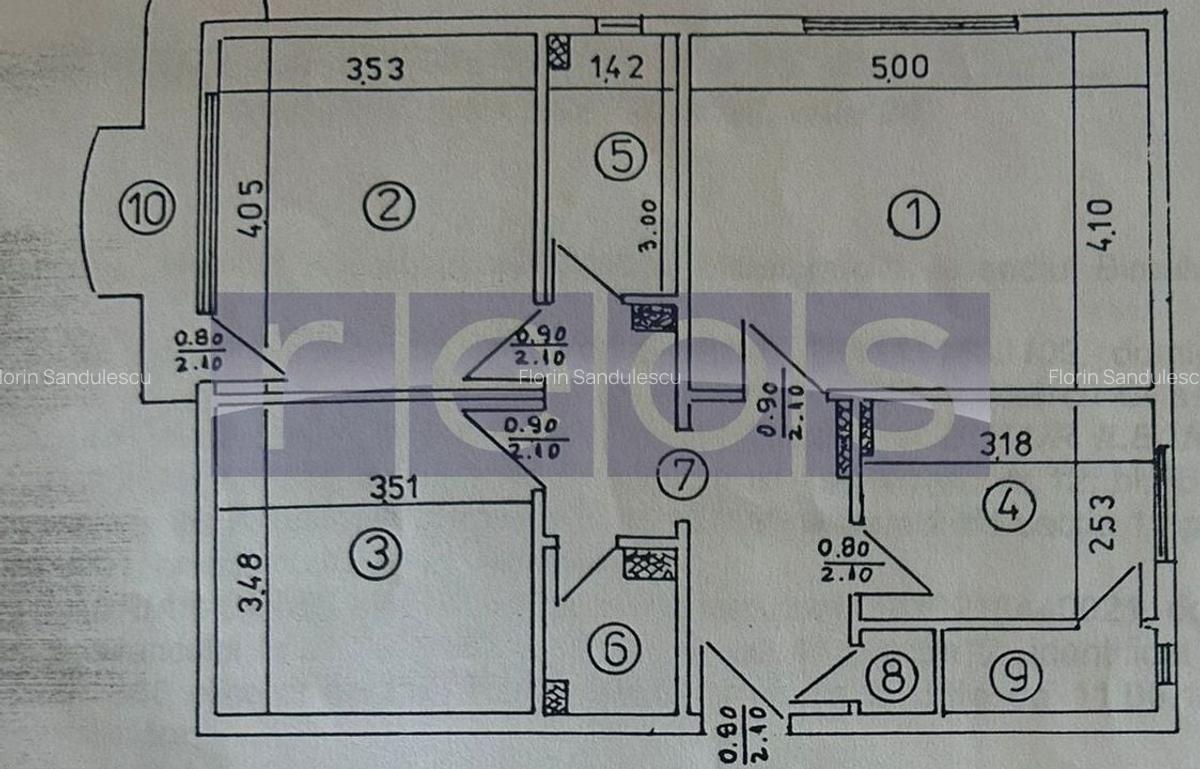 DE VANZARE AP 3 CAMERE 79 MP SEBASTIAN-PROSPER | DECOMANDAT | - 6