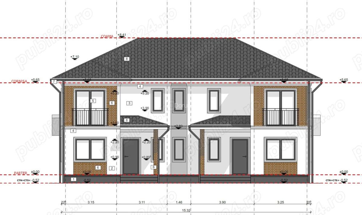 Chisoda, Duplex 4 camere P+1, 0% Comision, proprietar - 4