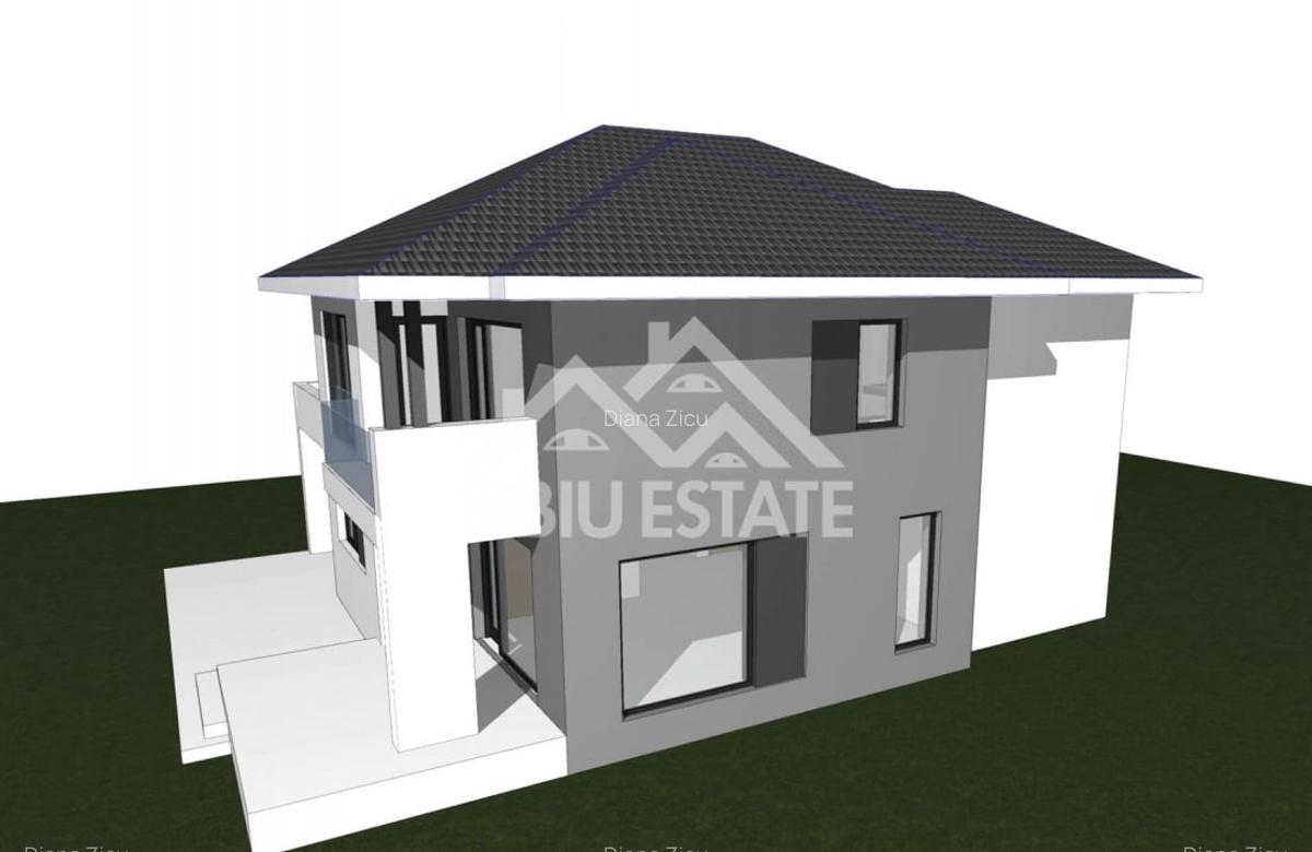 Casa NOUA Selimbar, 3 bai, garaj, teren 550 mp - 8