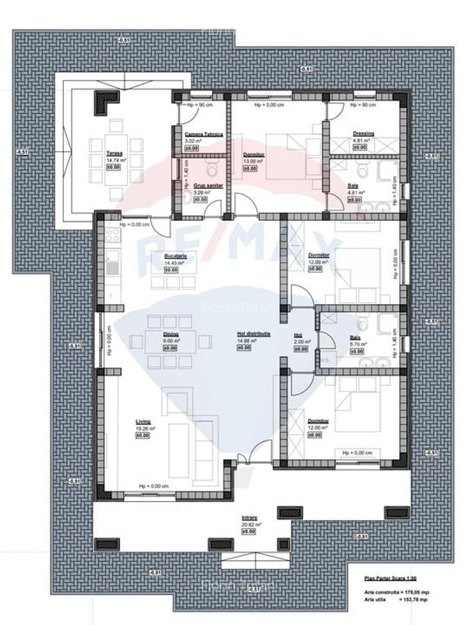Casa cu 4 camere Greenfield Residance - 6