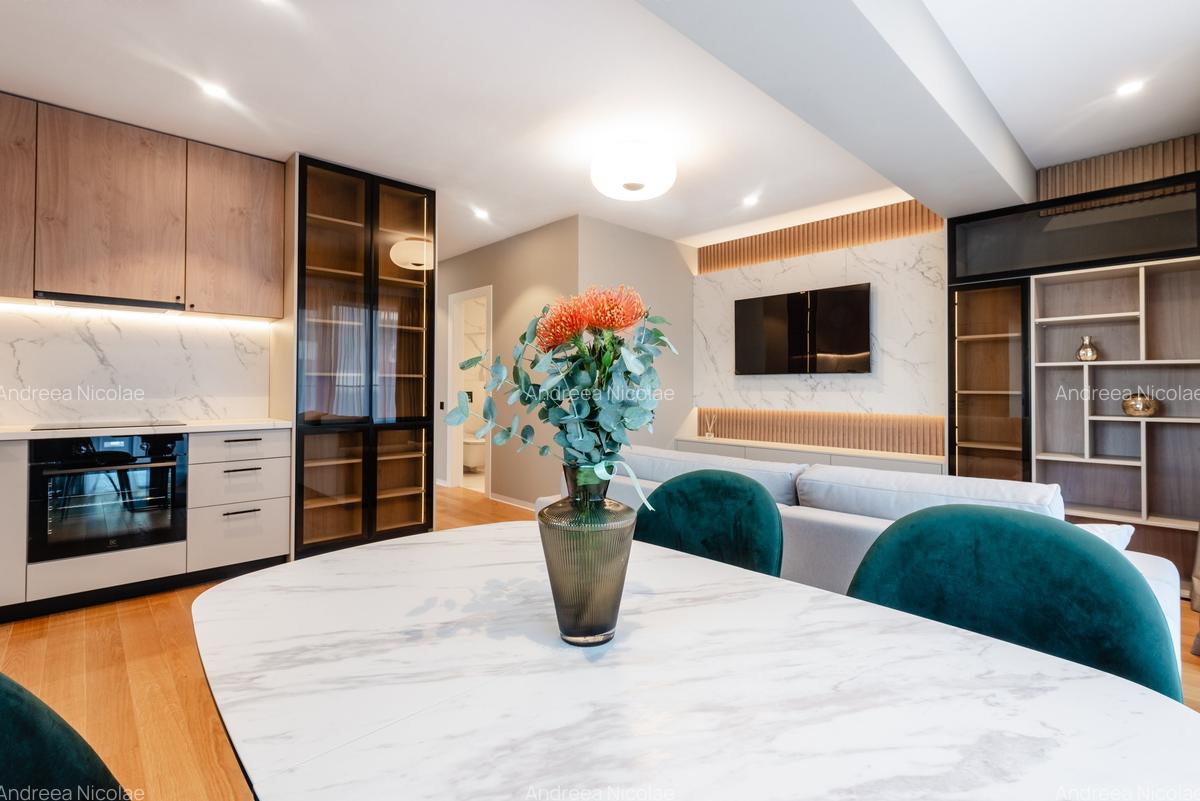 APARTAMENT 3 CAMERE MOBILAT - 121MP - FLOREASCA - PISCINA - COMISION 0% - 1