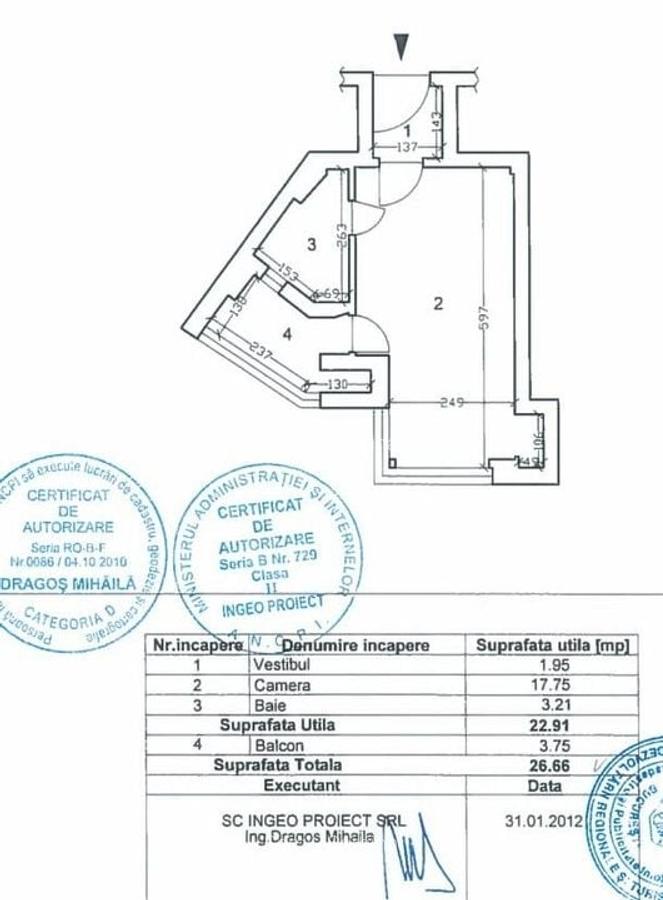 Garsoniera de vanzare Cartierul Armenesc fara risc - 15