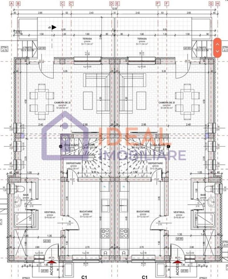 Duplex in Cisnadie cu 4 camere si 250 mp de curte, in Cisnadie - 7