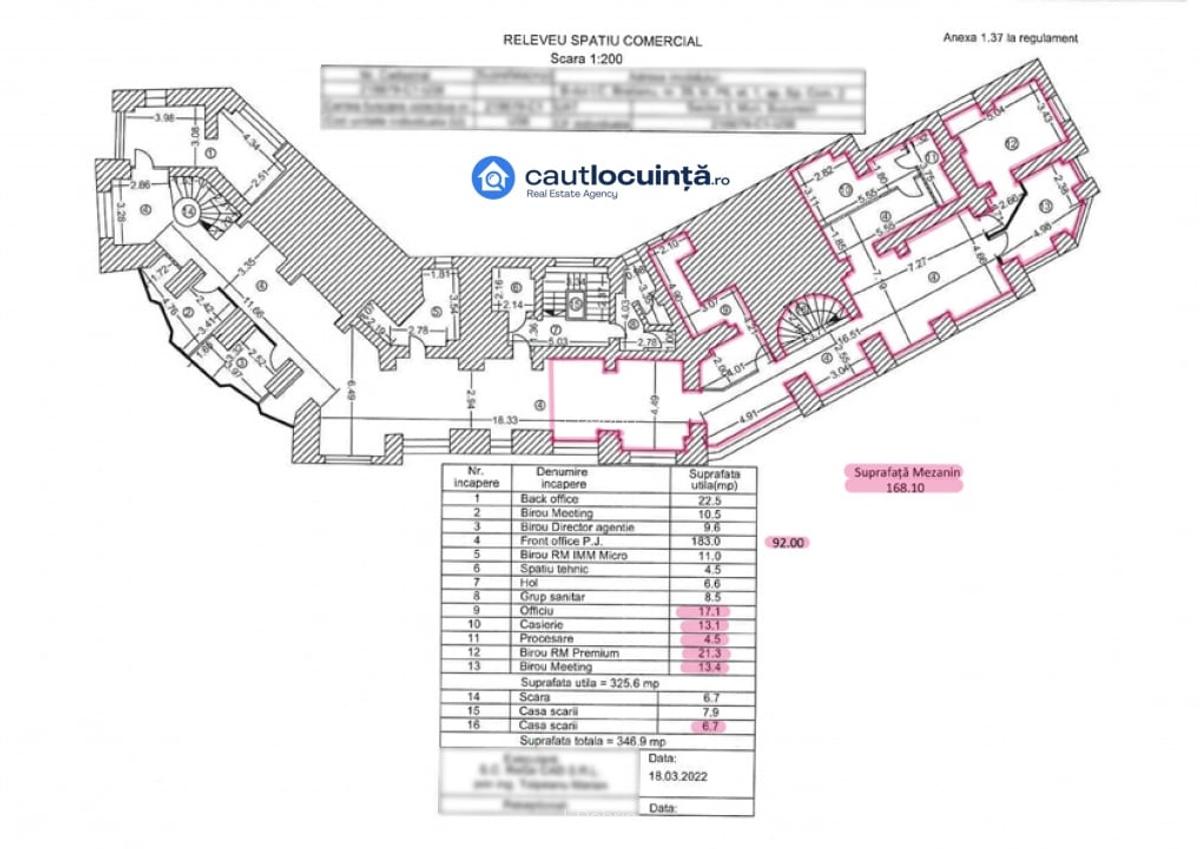 Spatiu Comercial Ultracentral | Unirii | Parter + Mezanin | 195mp - 15
