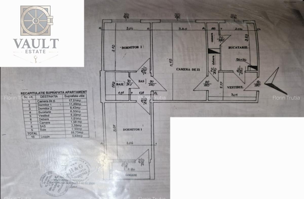 Apartament 3 camere - Centrala Proprie - Ozana - 1