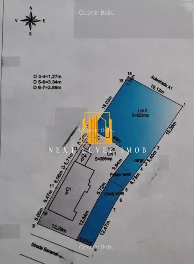 Teren 523 mp - Bananai - 3