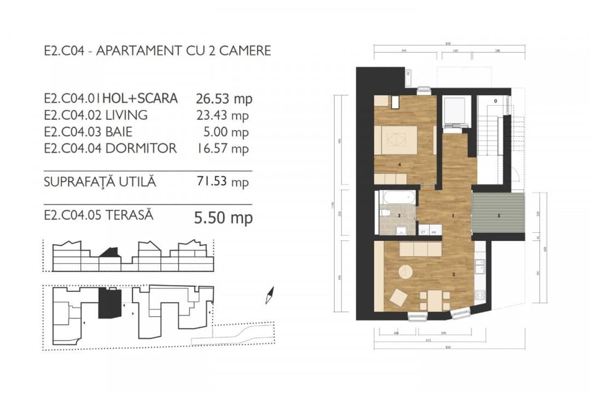 Apartament cu 2 camere -M99 Residence - 8