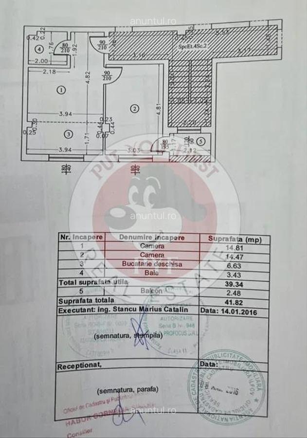Avangarde Residence Militari | Apartament 2 camere | 42mp | Semidecomandat | B11603 - 7