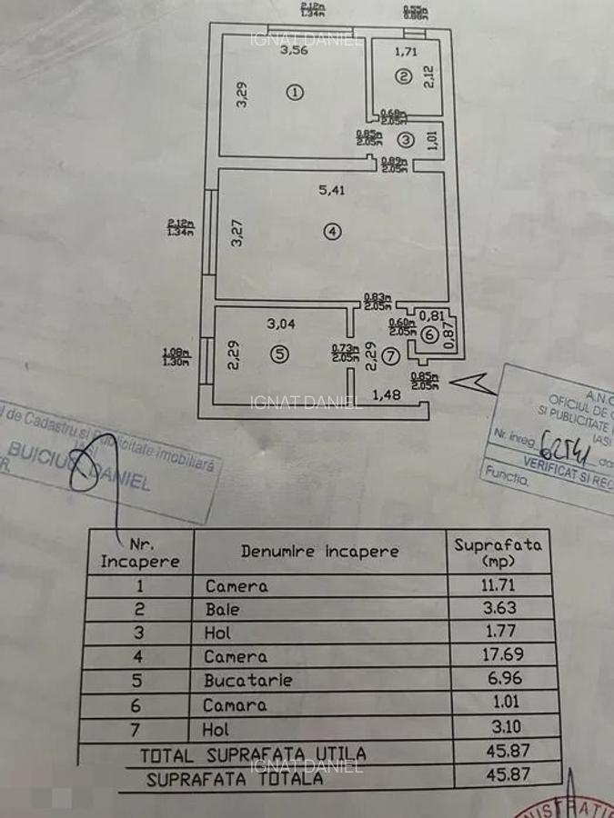 Apartament de 2 camere, zona Tatarasi - 8 Apartament de 2 camere, zona Tatarasi - 8
