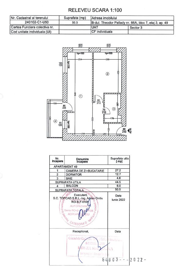 Apartament 2 camere Complex Rezidential HILLS - Totul Nou - Parcare - 20