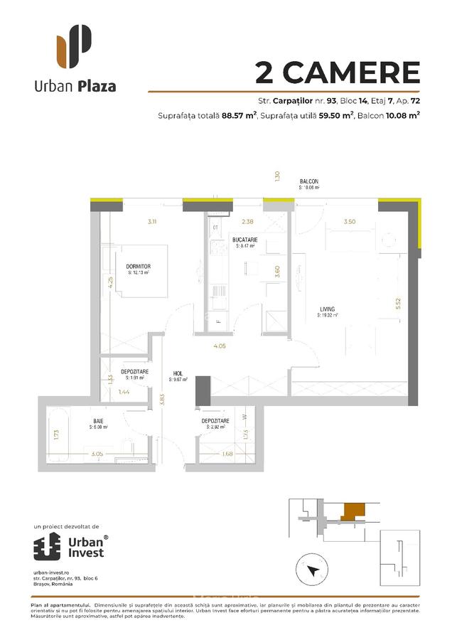 Urban Plaza - Apartamente Premium in Brasov - 12