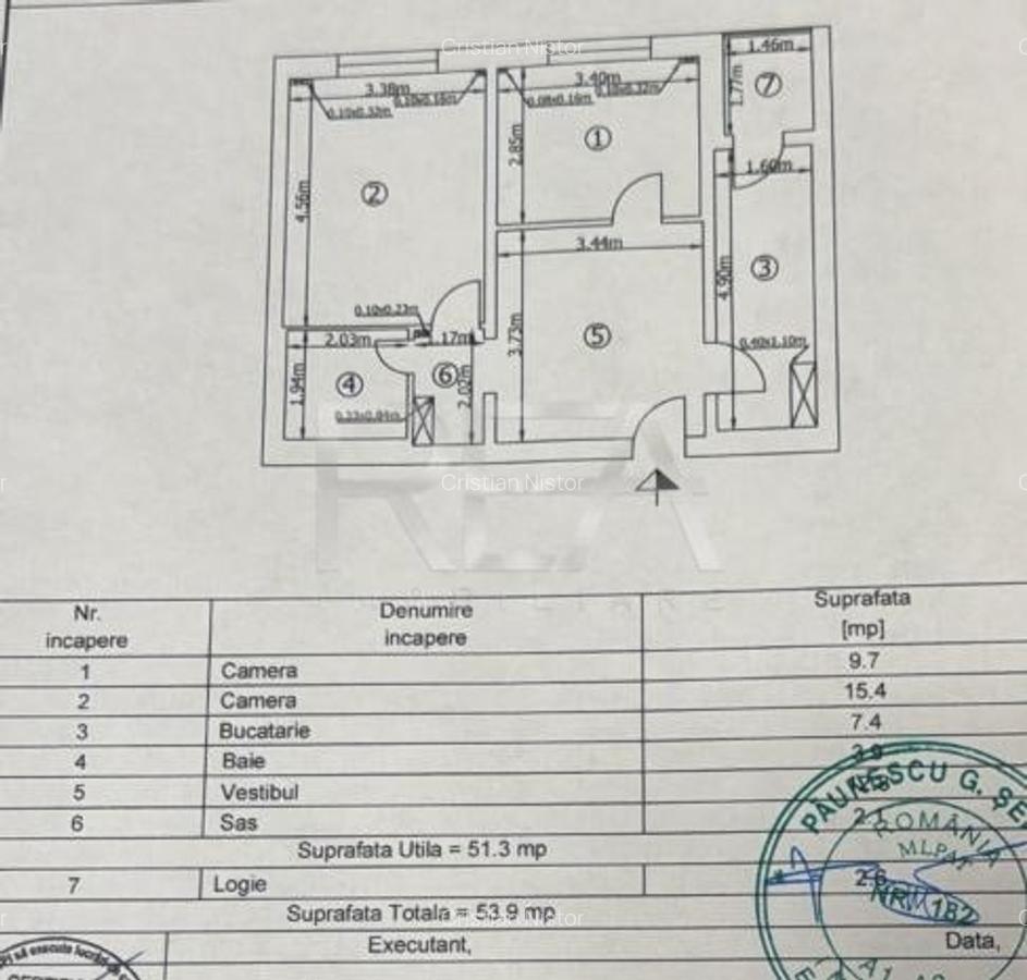 2 Camere aproape de Parcul Sebastian - 12
