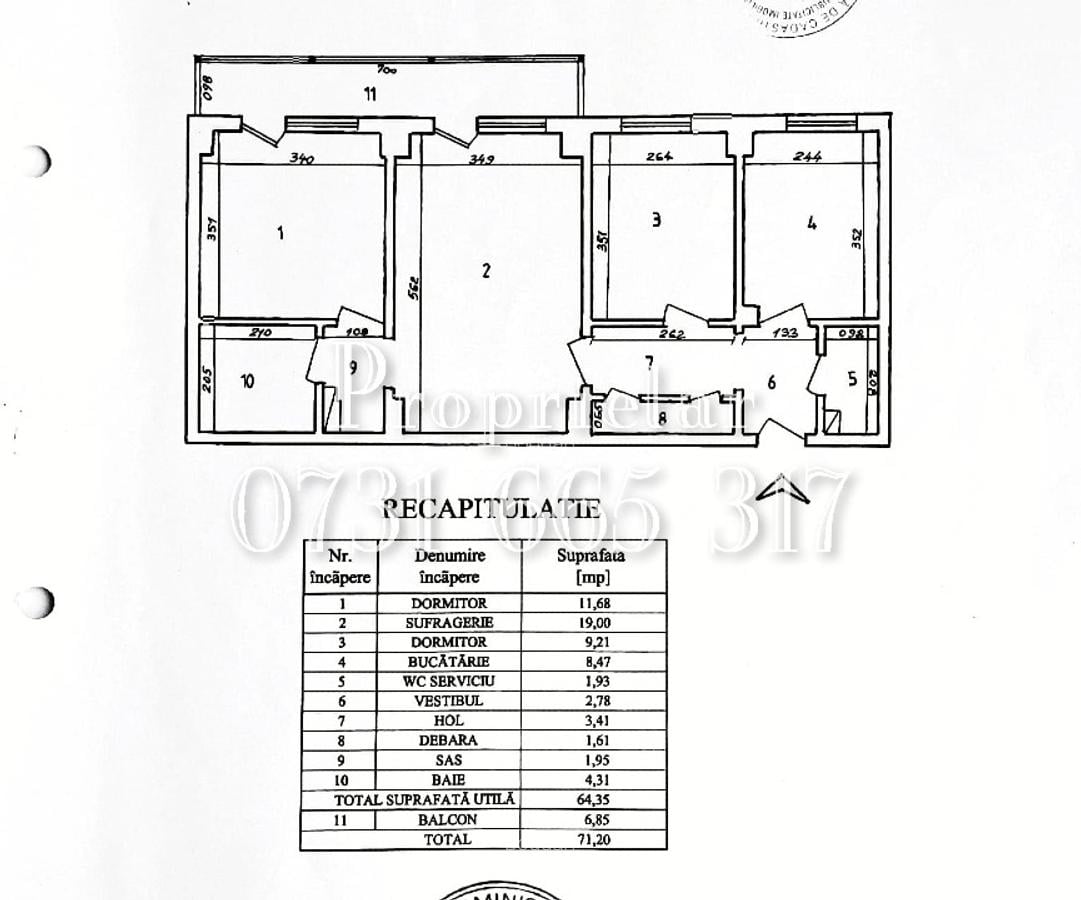 PF 3 camere 1992 clasa A etaj 1 Lacul Tei stradal Maica Domnului Alexand - 10