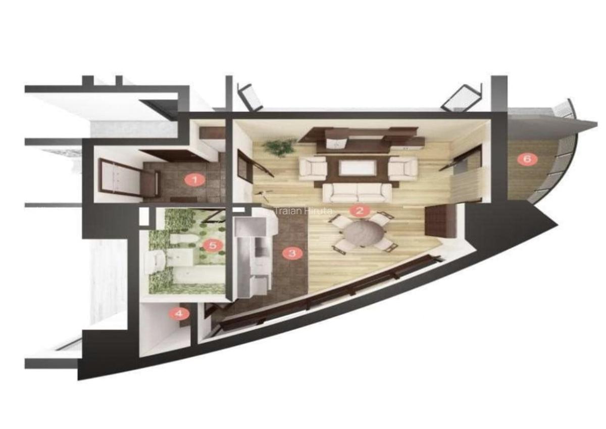 Apartament de vanzare tip studio cu o camera, in zona Manastur - 5