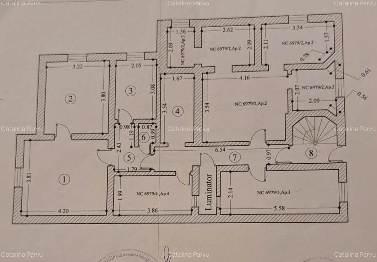 Apartament cu 4 camere circular în Cotroceni - 24