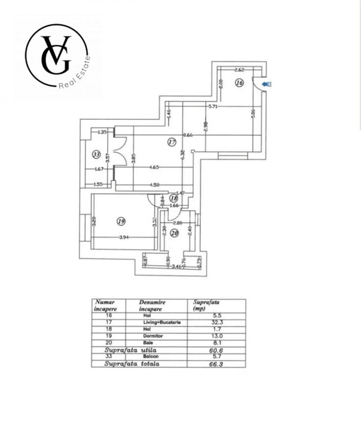 Apartament 2 camere - zona Floreasca - bloc nou - 7