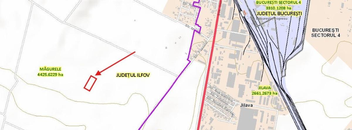 Teren intravilan neimprejmuit CF 74818, 4451mp - 5