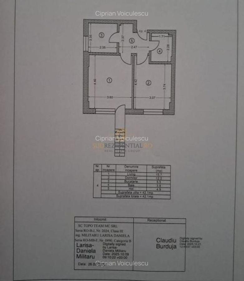 Apartament 2 camere de inchiriat, curte 40 mp,metrou, Popesti-Leordeni - 11
