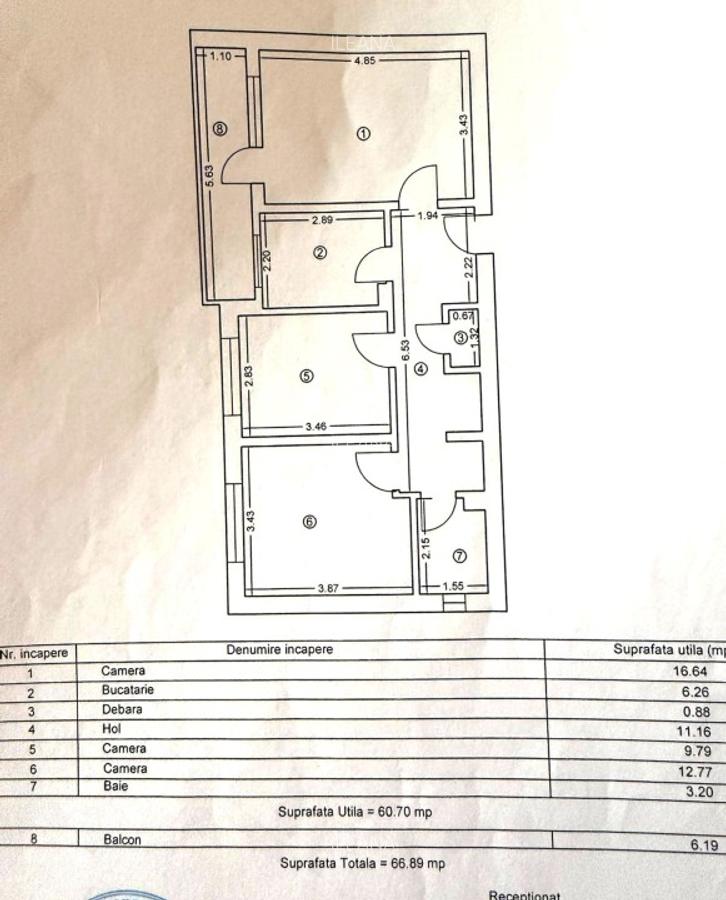 Cireșica,apartament 3 camere - 4