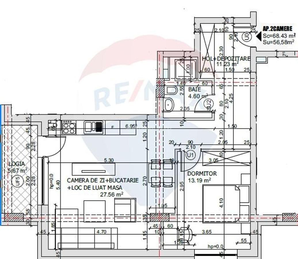 Vanzare Apartament lux cu 2 camere de vanzare in zona Tomis Nord - 13