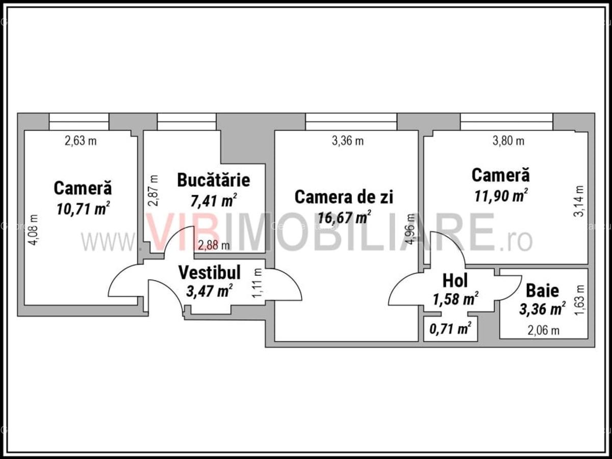 Calea Grivitei - Chibrit, apartament 3 camere - 10