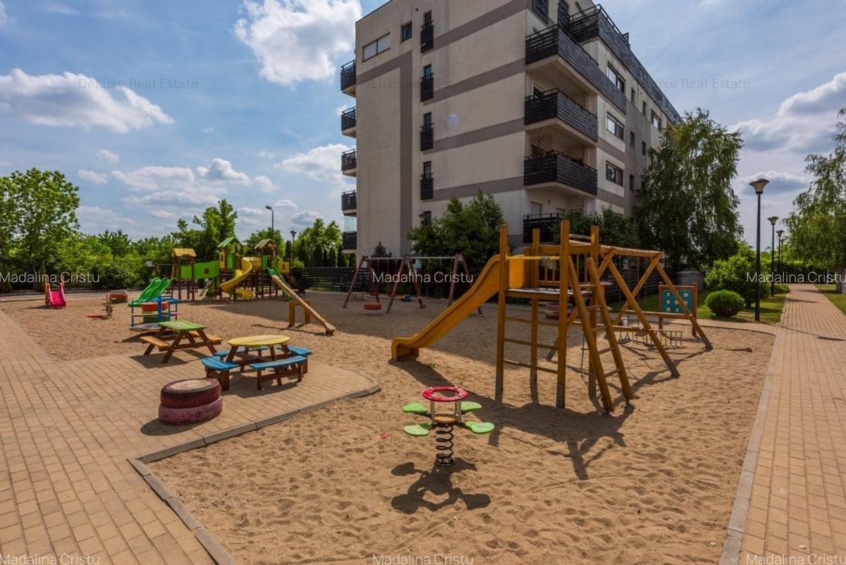 Apartament 4 camere modificat in 3, cu gradina, Baneasa Natura Residence - 18
