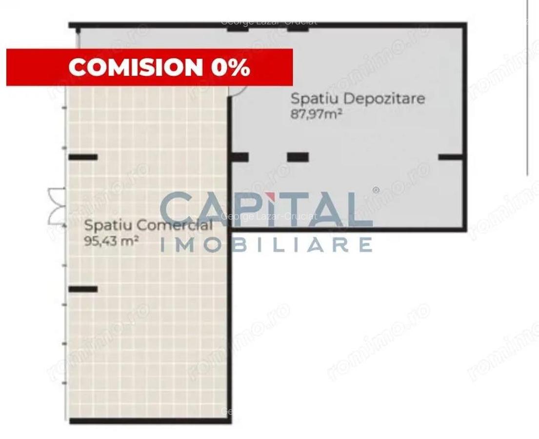 Spa?iu comercial de vanzare in Sopor 183,4 mp - 1