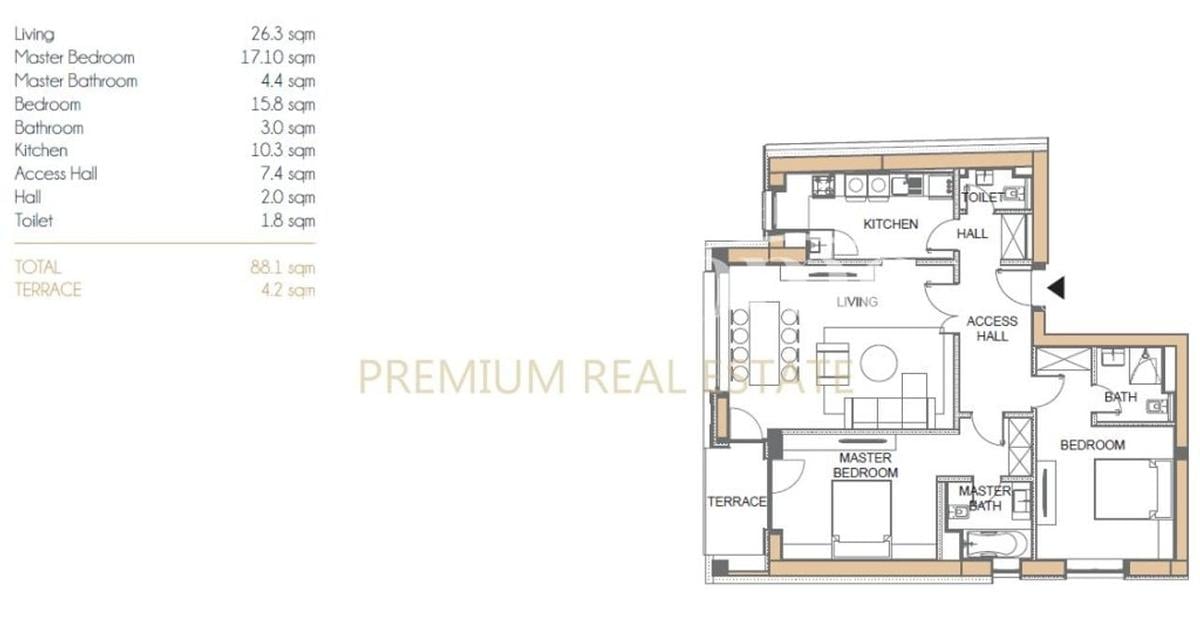 Apartament cu 3 camere decomandat, mobilat în Primăverii - 16
