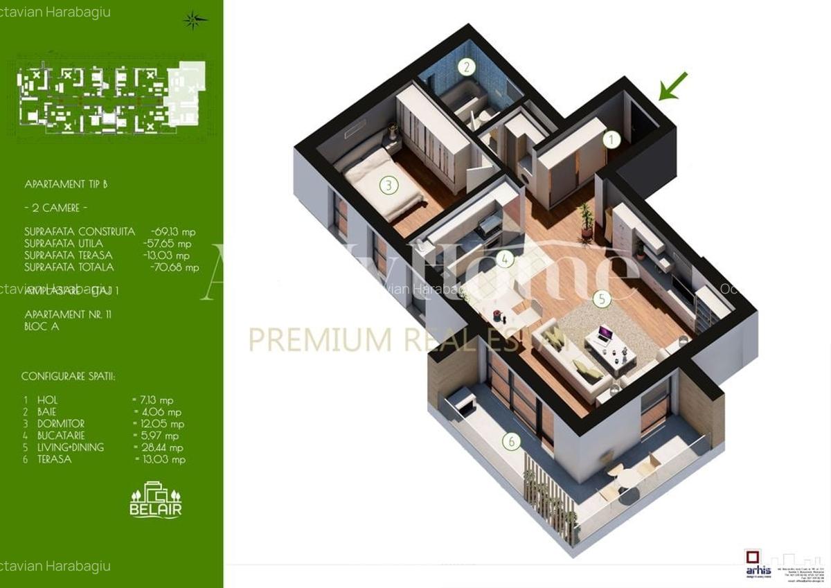BELAIR LAKE, Apartament NOU cu 2 camere, Locatie PREMIUM - 7