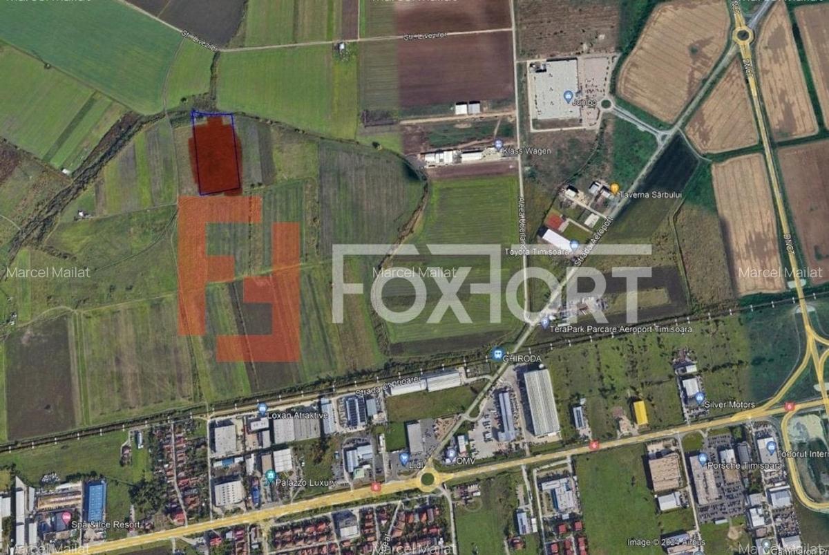 Teren extravilan 23.254 mp pretabil depozit, comercial - in spate la Jumbo - 1