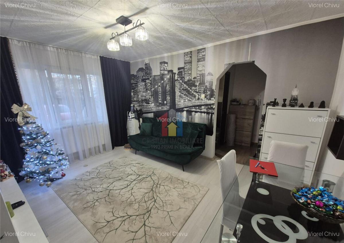 Finisat Modern, PARTER apartament 2 camere zona Viziru 1 - 8