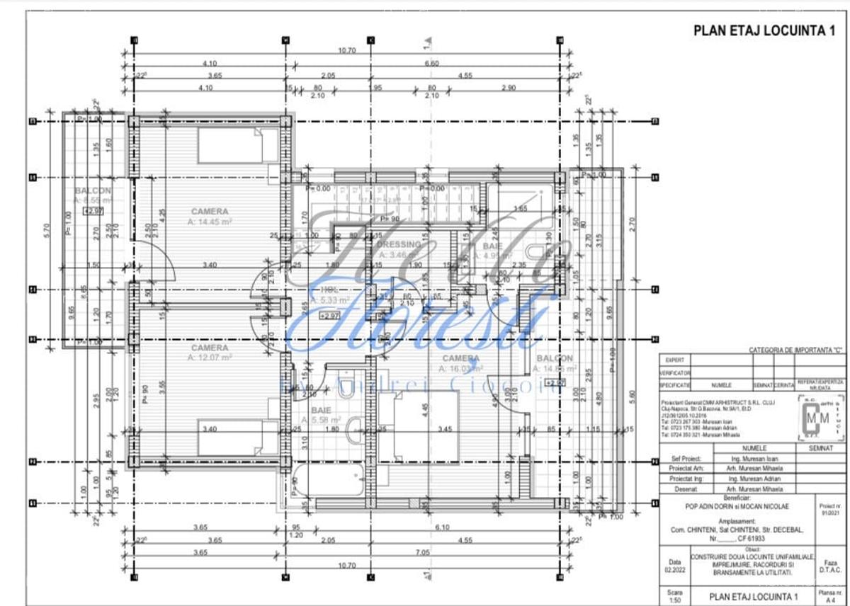 Casa individuala, 150mp, teren 700mp, in constructie, Chinteni - 3