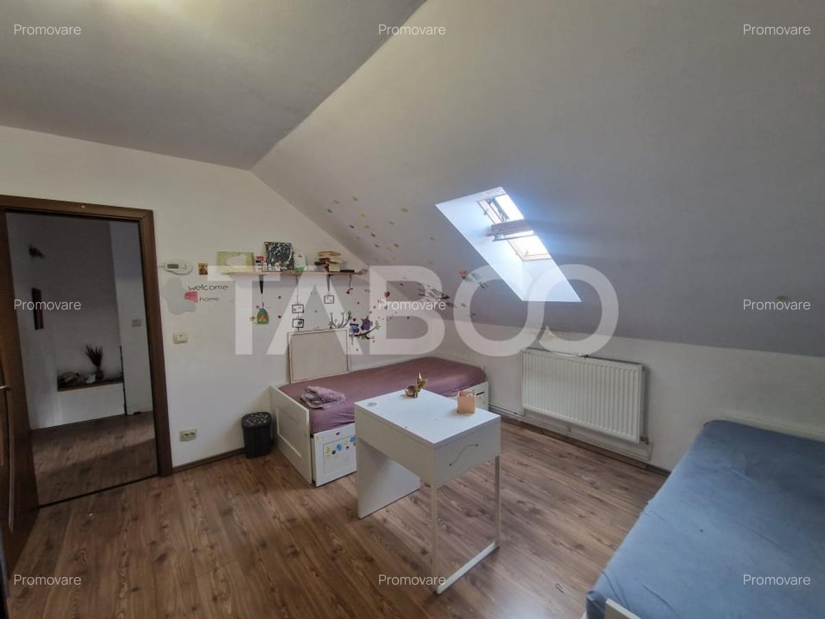 Apartament intabulat la mansarda 3 camere 65 mp balcon Turnisor - 5