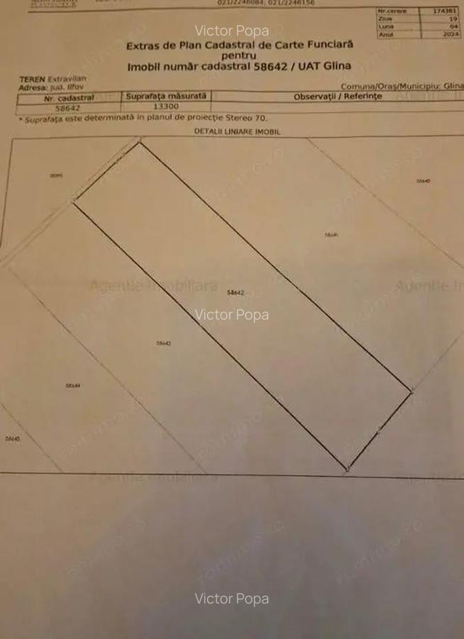 Teren 13300 mp aflat langa Postavari - Comision 0% - 1