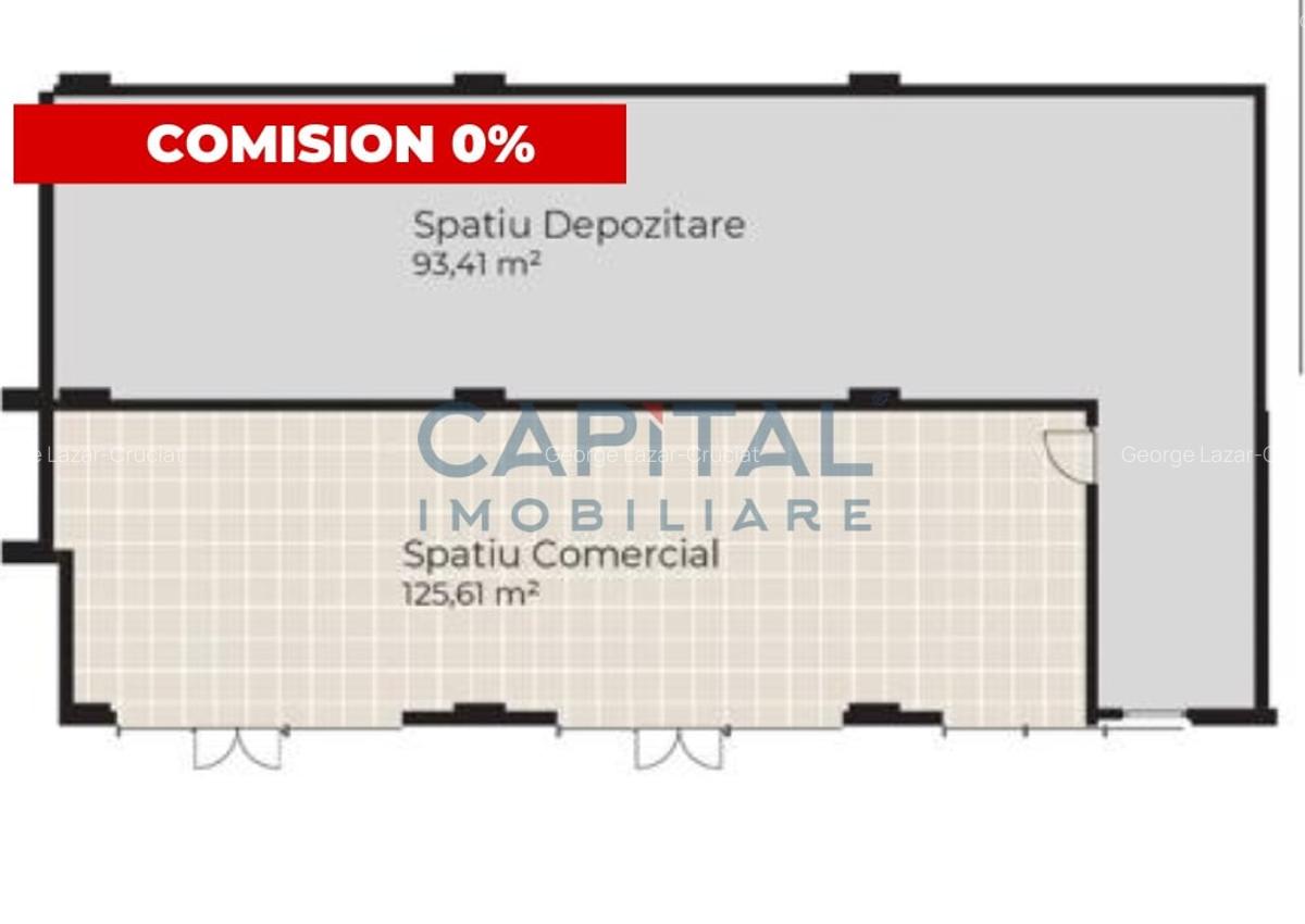 Spatiu comercial de vanzare in Sopor  219 mp - 1