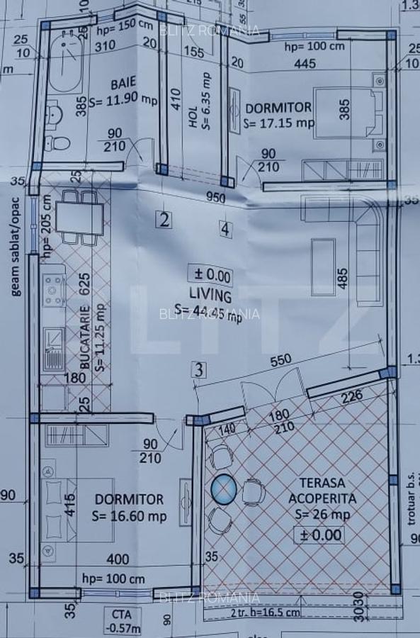 Casa la gri, 500 mp curte, 157 mp construiti, zona Cernele - 2