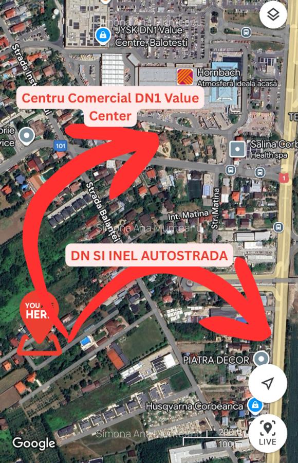 Teren de vânzare – zonă premium Petrești – Corbeanca, Strada Floare de Colț - 2