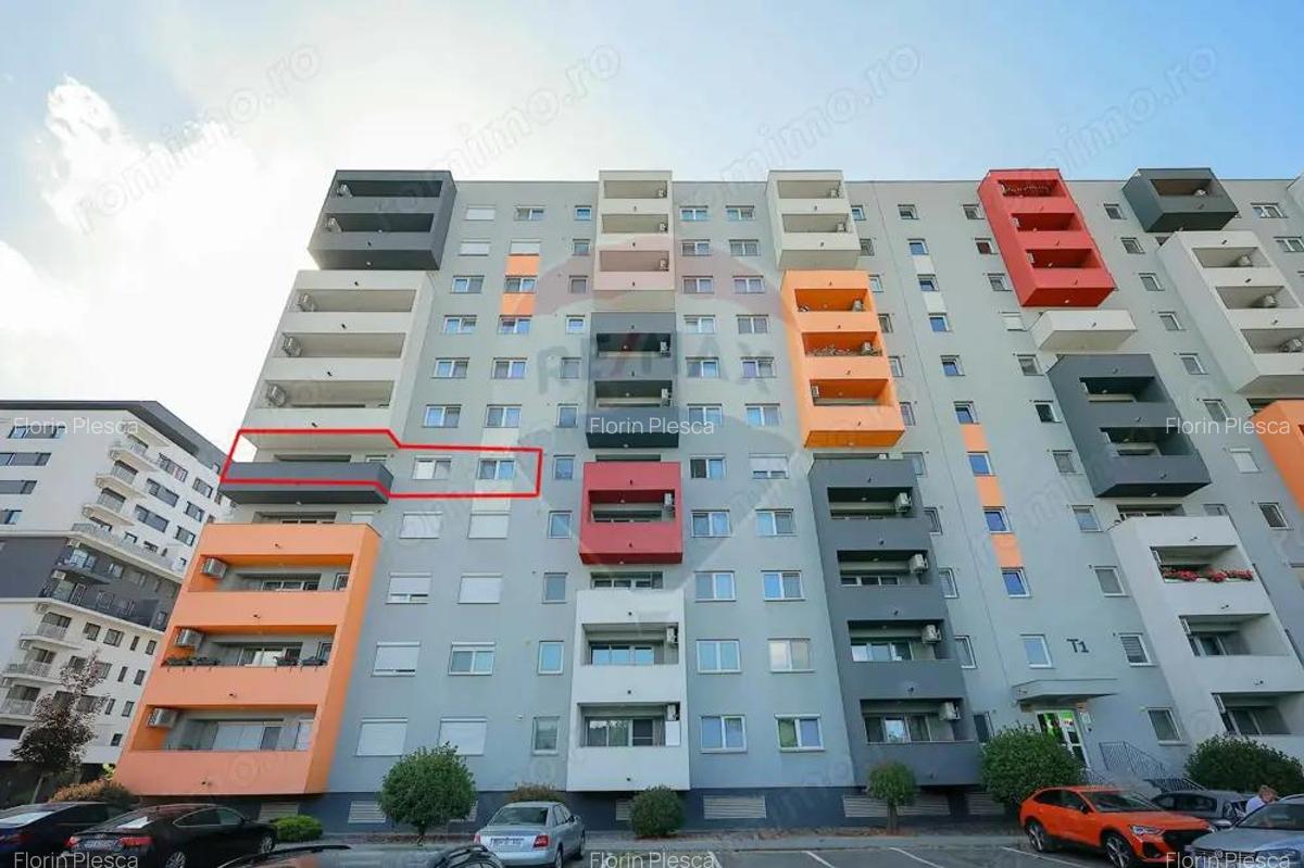Apartament nou 3 camere, 74,6 mp, cu parcare, Prima Shops, de vanzare - 17