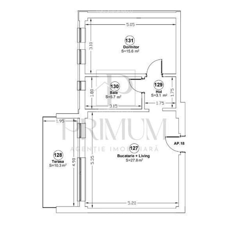 FUTURE Residence Giroc - 2 Camere - Etaj intermediar - LIFT - Mobilat - Parcare - 8