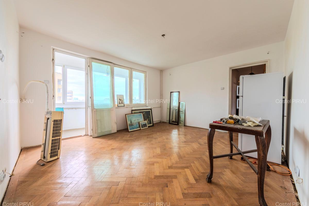 Vând Apt 3 cam Et 8/10 Bucur Obor Liber, Bl. Reabilitat, La Alb + Parchet si AC. - 17