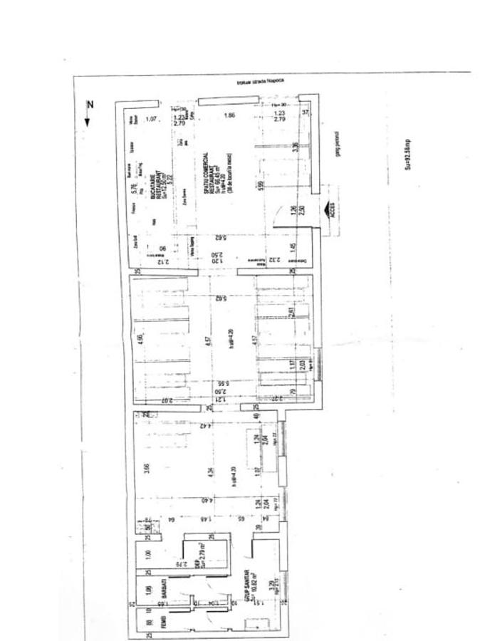 Spatiu comercial, 94 mp, alimentatie publica, zona centrala - 1