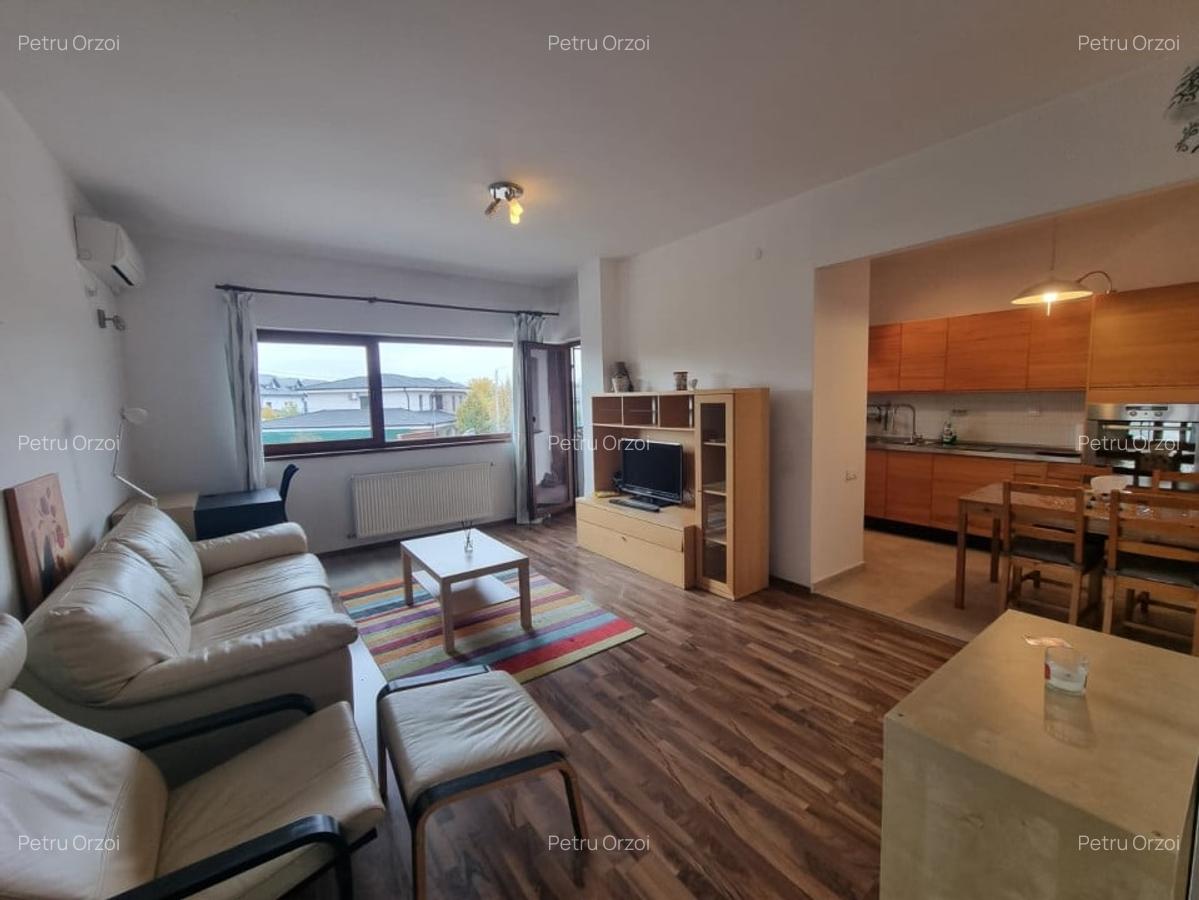 Apartament 3 cam. Otopeni, et. 1, mobilat-utilat, loc parcare - 1