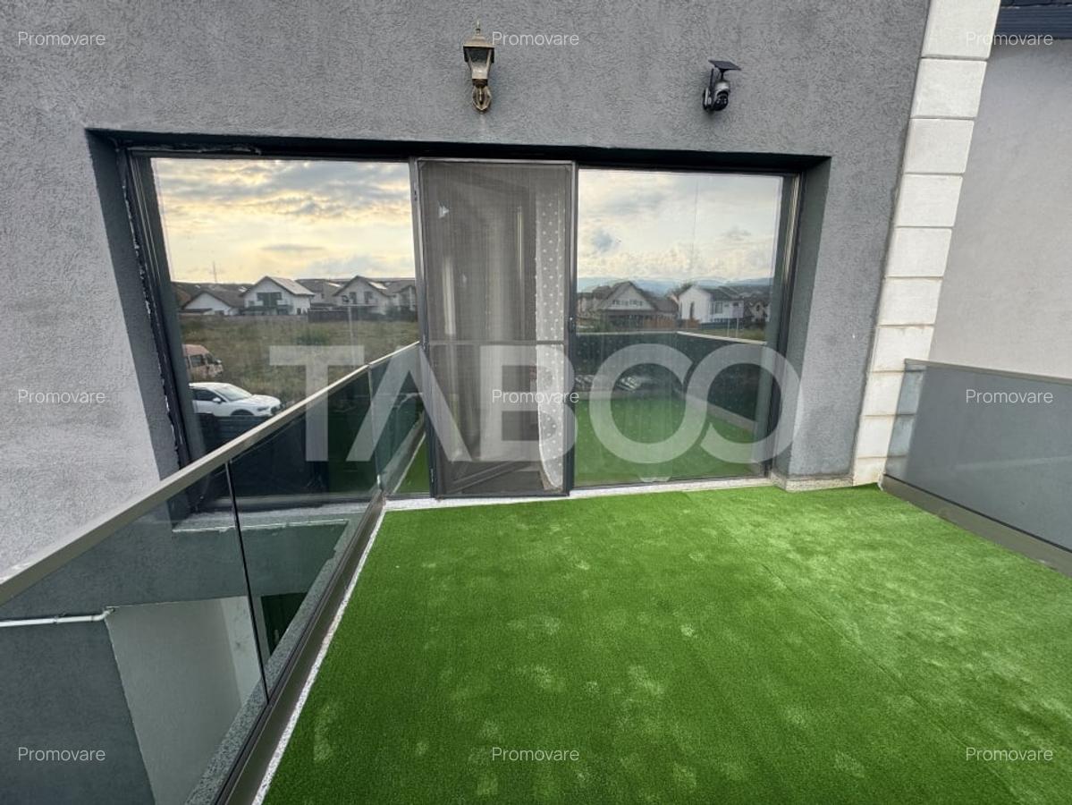 Casa superba de vanzare cu 5 camere 2 bai carport teren 297 mp Sibiu - 11