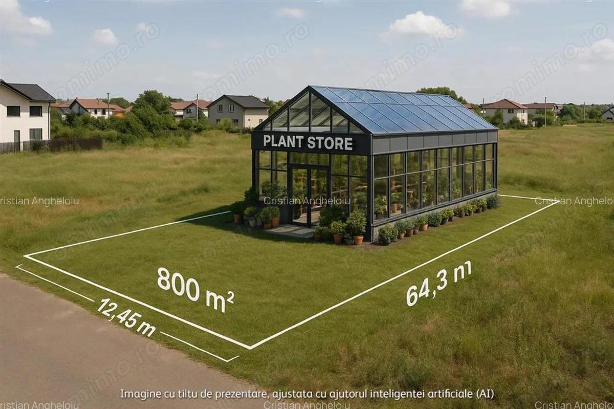 Teren de inchiriat ideal Showroom in Otopeni - DN1 - 1 Teren de inchiriat ideal Showroom in Otopeni - DN1 - 1
