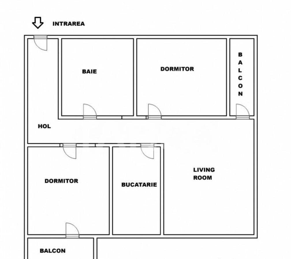 Apartament mobilat utilat 63 mpu 3 camere 2 balcoane Selimba - 4